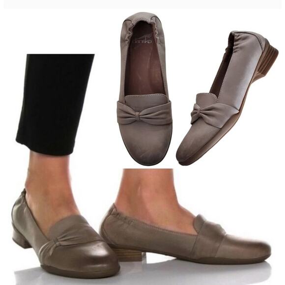 Dansko Karen Taupe Slip-on Loafers size 38 - Picture 1 of 9